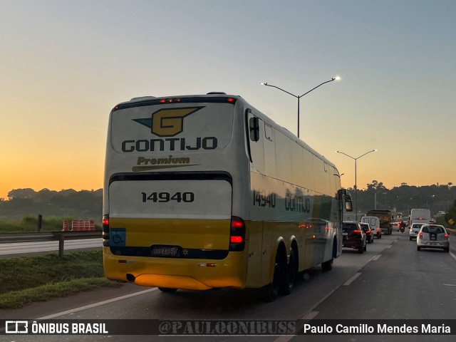 Empresa Gontijo de Transportes 14940 na cidade de Ribeirão das Neves, Minas Gerais, Brasil, por Paulo Camillo Mendes Maria. Número da foto: #11594604.