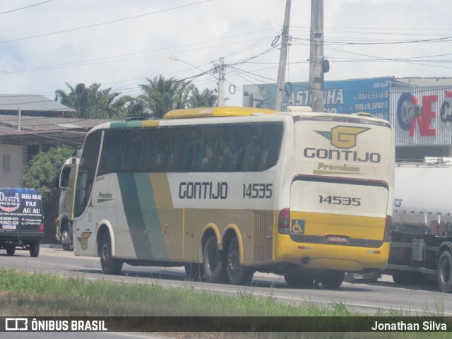 Empresa Gontijo de Transportes 14535 na cidade de Cabo de Santo Agostinho, Pernambuco, Brasil, por Jonathan Silva. ID da foto: 11592738.