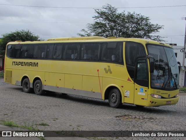 Viação Itapemirim 5033 na cidade de Caruaru, Pernambuco, Brasil, por Lenilson da Silva Pessoa. ID da foto: 11593748.