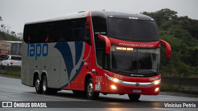 Viação Santana Iapó 3300 na cidade de Joinville, Santa Catarina, Brasil, por Vinicius Petris. ID da foto: 11593599.