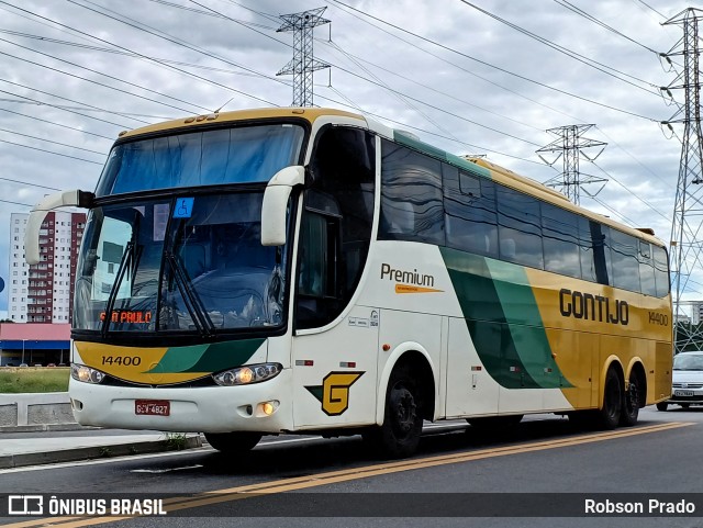 Empresa Gontijo de Transportes 14400 na cidade de São José dos Campos, São Paulo, Brasil, por Robson Prado. ID da foto: 11593198.