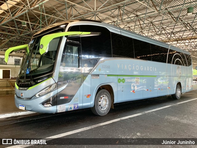 Viação Garcia 82068 na cidade de Bauru, São Paulo, Brasil, por Júnior Juninho. Número da foto: #11592950.