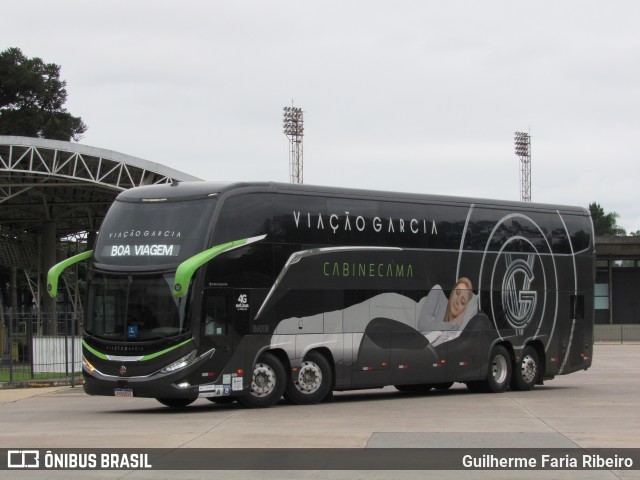 Viação Garcia 86008 na cidade de Curitiba, Paraná, Brasil, por Guilherme Faria Ribeiro. ID da foto: 11594465.