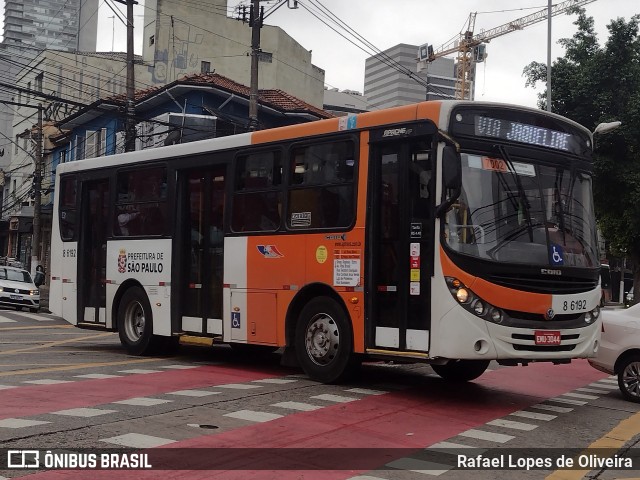 Alfa Rodobus > CooperAlfa 8 6192 na cidade de São Paulo, São Paulo, Brasil, por Rafael Lopes de Oliveira. ID da foto: 11593200.