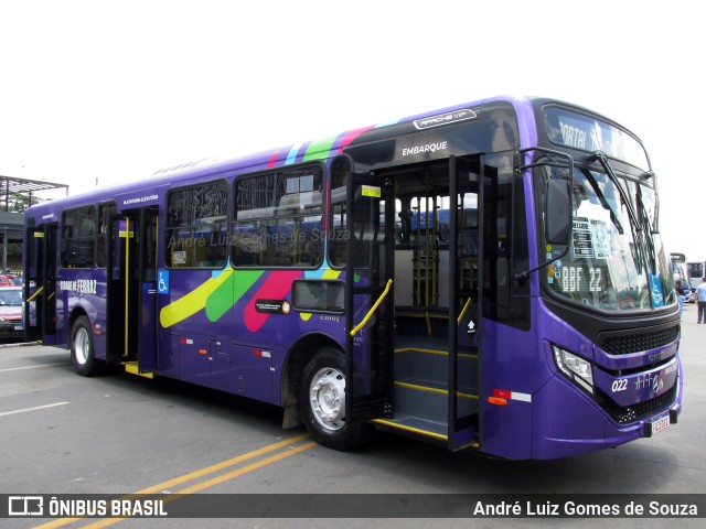 ATT - Alto Tietê Transportes Ferraz de Vasconcelos 022 na cidade de Barueri, São Paulo, Brasil, por André Luiz Gomes de Souza. Número da foto: #11593632.
