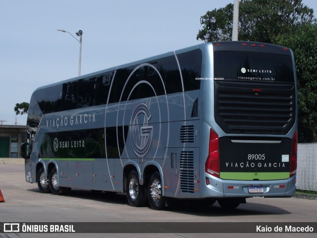 Viação Garcia 89005 na cidade de Curitiba, Paraná, Brasil, por Kaio de Macedo. ID da foto: 11593434.