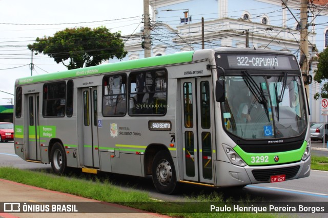 Expresso Maringá São José dos Campos 3292 na cidade de São José dos Campos, São Paulo, Brasil, por Paulo Henrique Pereira Borges. ID da foto: 11594605.