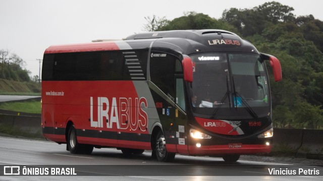 Lirabus 15016 na cidade de Joinville, Santa Catarina, Brasil, por Vinicius Petris. ID da foto: 11593614.