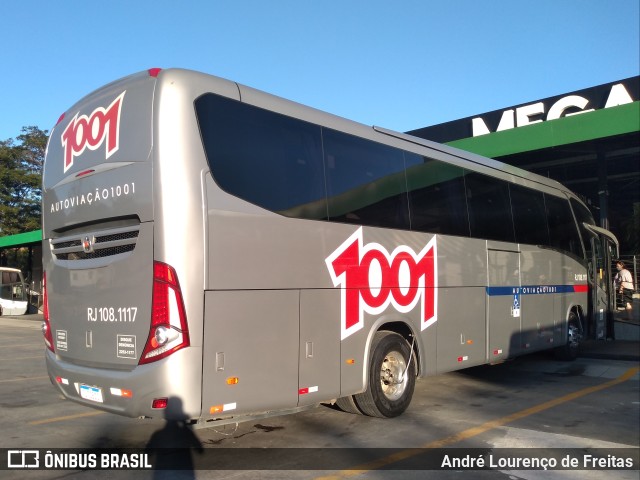 Auto Viação 1001 RJ 108.1117 na cidade de Sapucaia, Rio de Janeiro, Brasil, por André Lourenço de Freitas. ID da foto: 11594624.