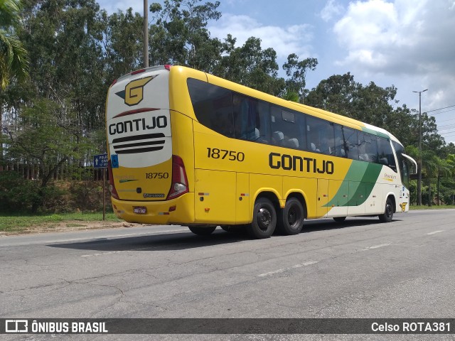 Empresa Gontijo de Transportes 18750 na cidade de Ipatinga, Minas Gerais, Brasil, por Celso ROTA381. Número da foto: #11664206.