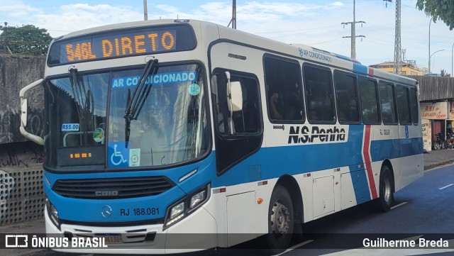 Viação Nossa Senhora da Penha RJ 188.081 na cidade de Rio de Janeiro, Rio de Janeiro, Brasil, por Guilherme Breda. Número da foto: #11662777.
