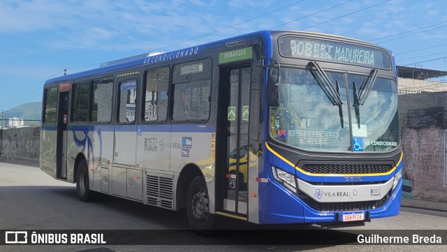 Viação Vila Real B11572 na cidade de Rio de Janeiro, Rio de Janeiro, Brasil, por Guilherme Breda. Número da foto: #11662771.