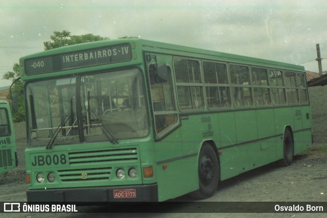 Auto Viação Água Verde JB008 na cidade de Curitiba, Paraná, Brasil, por Osvaldo Born. ID da foto: 11665067.