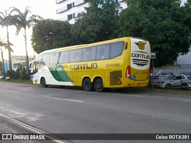 Empresa Gontijo de Transportes 19490 na cidade de Ipatinga, Minas Gerais, Brasil, por Celso ROTA381. ID da foto: 11664222.