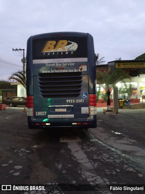 BR Turismo 18017 na cidade de Juiz de Fora, Minas Gerais, Brasil, por Fábio Singulani. ID da foto: 11663670.