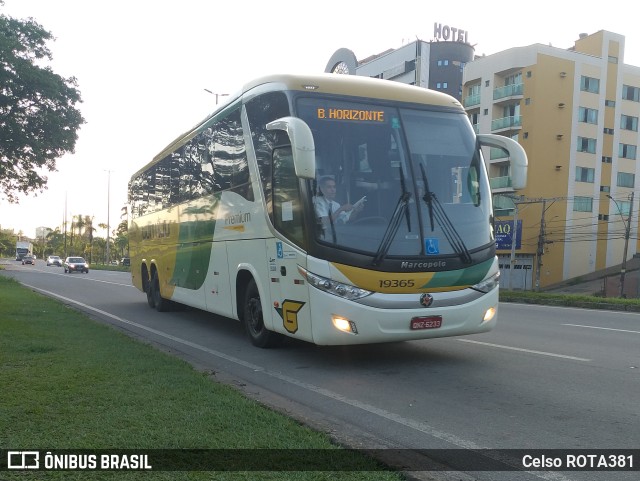 Empresa Gontijo de Transportes 19365 na cidade de Ipatinga, Minas Gerais, Brasil, por Celso ROTA381. Número da foto: #11664230.