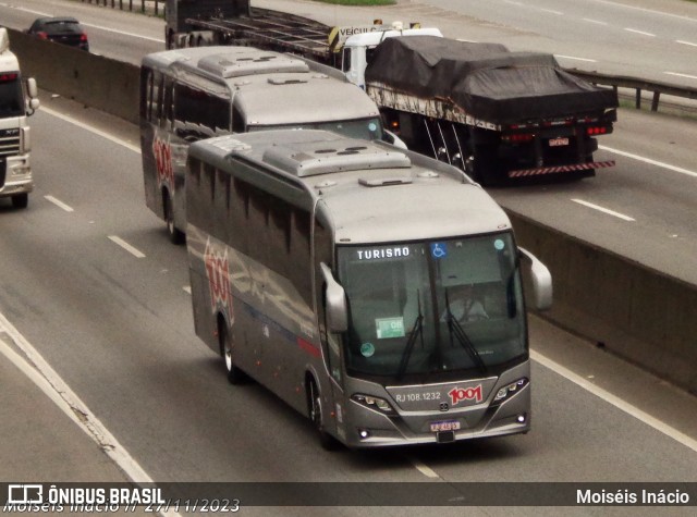 Auto Viação 1001 RJ 108.1232 na cidade de Cubatão, São Paulo, Brasil, por Moiséis Inácio. ID da foto: 11664058.