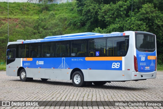 BB Transportes e Turismo 6001 na cidade de Jandira, São Paulo, Brasil, por Willian Caminha Fonseca. ID da foto: 11663285.