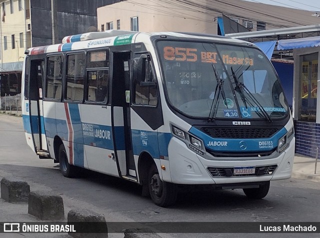 Auto Viação Jabour D86183 na cidade de Rio de Janeiro, Rio de Janeiro, Brasil, por Lucas Machado. Número da foto: #11663317.