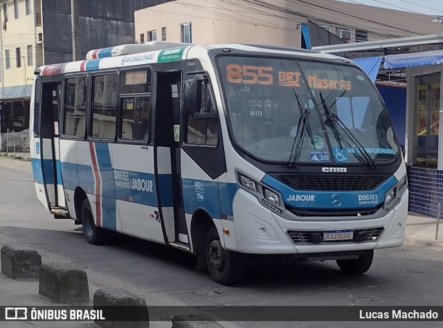 Auto Viação Jabour D86183 na cidade de Rio de Janeiro, Rio de Janeiro, Brasil, por Lucas Machado. ID da foto: 11663317.