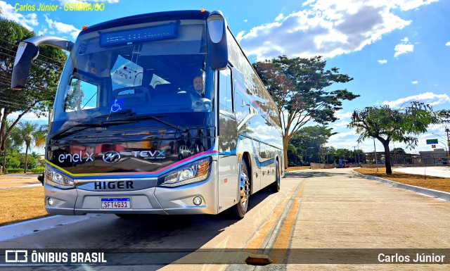 Higer KLQ111HYAEV na cidade de Goiânia, Goiás, Brasil, por Carlos Júnior. ID da foto: 11664912.