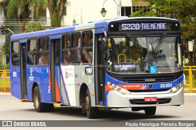 ABC Transportes Coletivos  Vale do Paraíba 20.001 na cidade de Taubaté, São Paulo, Brasil, por Paulo Henrique Pereira Borges. Número da foto: #11597451.