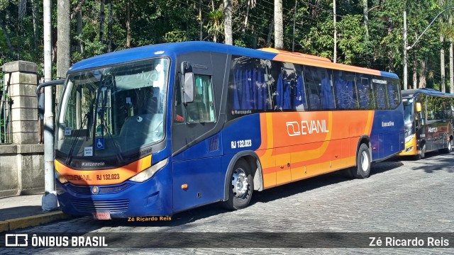 Evanil Transportes e Turismo RJ 132.023 na cidade de Petrópolis, Rio de Janeiro, Brasil, por Zé Ricardo Reis. Número da foto: #11595880.