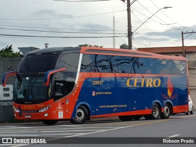 Viação Cetro 20017 na cidade de São José dos Campos, São Paulo, Brasil, por Robson Prado. Número da foto: #11597407.