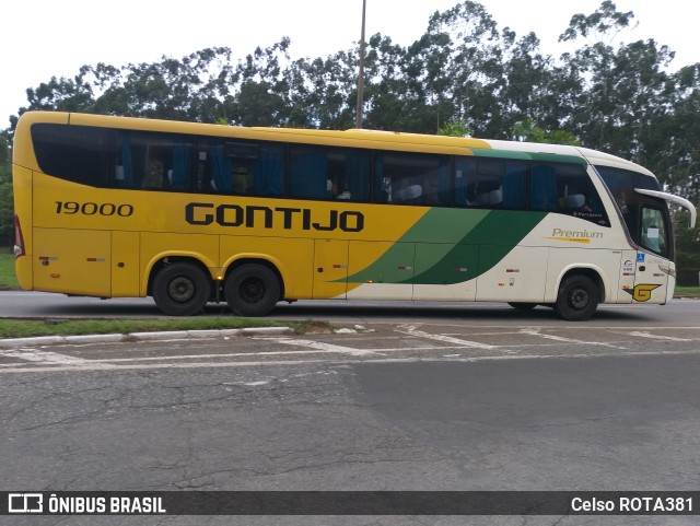 Empresa Gontijo de Transportes 19000 na cidade de Ipatinga, Minas Gerais, Brasil, por Celso ROTA381. ID da foto: 11595285.