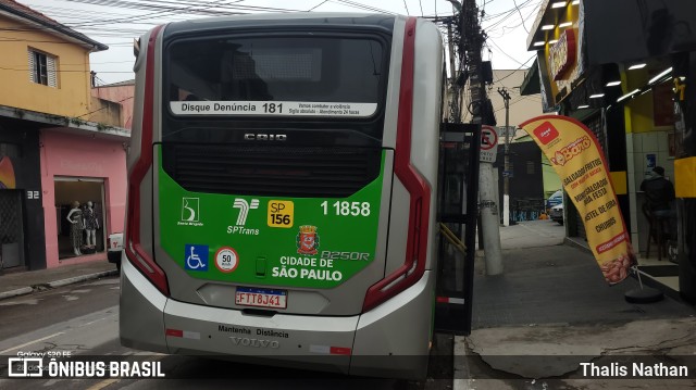 Viação Santa Brígida 1 1858 na cidade de São Paulo, São Paulo, Brasil, por Thalis Nathan. Número da foto: #11596144.