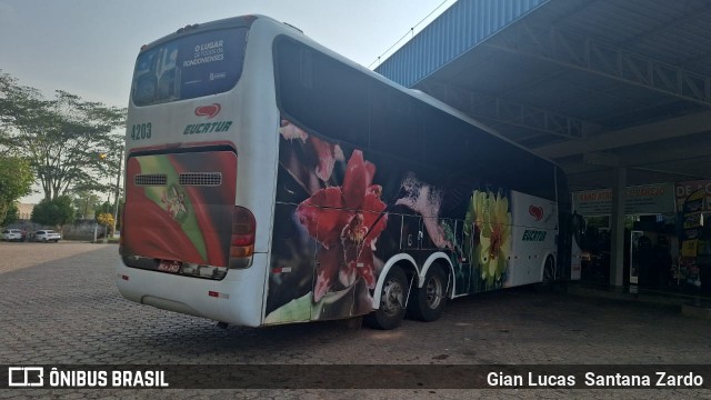 Eucatur - Empresa União Cascavel de Transportes e Turismo 4203 na cidade de Ji-Paraná, Rondônia, Brasil, por Gian Lucas  Santana Zardo. Número da foto: #11596860.