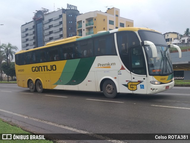 Empresa Gontijo de Transportes 14500 na cidade de Ipatinga, Minas Gerais, Brasil, por Celso ROTA381. Número da foto: #11595045.