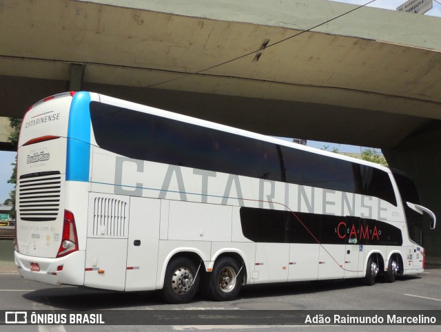 Auto Viação Catarinense 3710 na cidade de Belo Horizonte, Minas Gerais, Brasil, por Adão Raimundo Marcelino. ID da foto: 11597994.