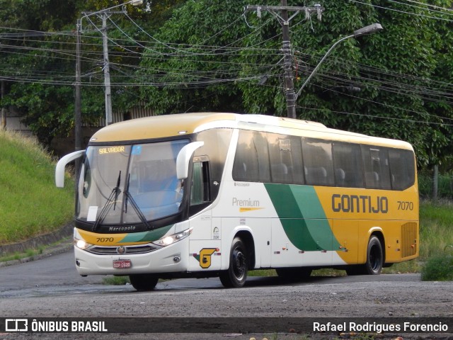 Empresa Gontijo de Transportes 7070 na cidade de Salvador, Bahia, Brasil, por Rafael Rodrigues Forencio. ID da foto: 11595129.