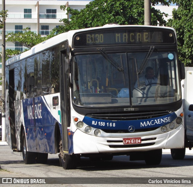 Rápido Macaense RJ 150.168 na cidade de Cabo Frio, Rio de Janeiro, Brasil, por Carlos Vinícios lima. Número da foto: #11597985.