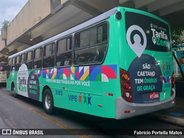 VIPE - Viação Padre Eustáquio 3353 na cidade de São Caetano do Sul, São Paulo, Brasil, por Fabrício Portella Matos. Número da foto: #11596952.