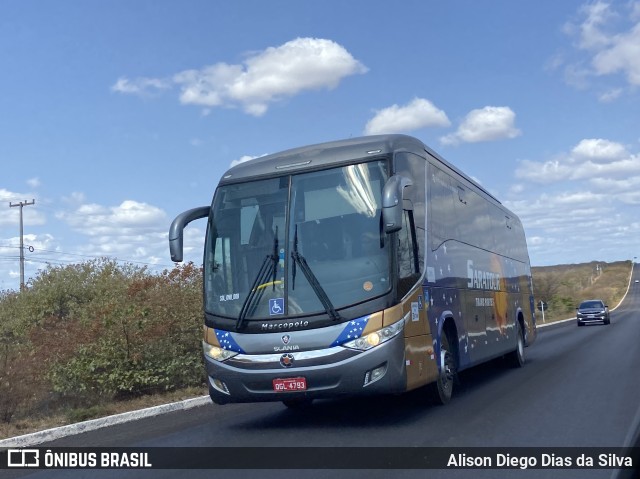 Saratour Transportes e Turismo 1652 na cidade de Assu, Rio Grande do Norte, Brasil, por Alison Diego Dias da Silva. Número da foto: #11597265.