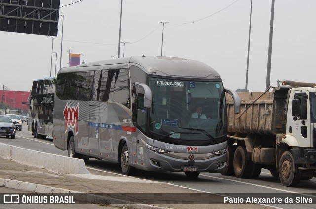 Auto Viação 1001 RJ 108.1115 na cidade de São Paulo, São Paulo, Brasil, por Paulo Alexandre da Silva. ID da foto: 11599224.