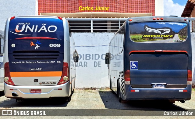 Viação União 009 na cidade de Caldas Novas, Goiás, Brasil, por Carlos Júnior. Número da foto: #11598460.