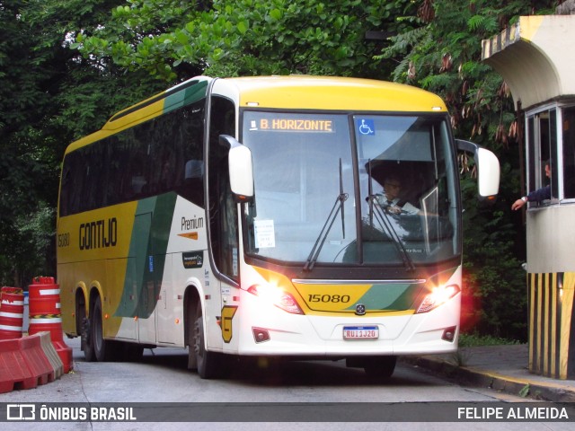 Empresa Gontijo de Transportes 15080 na cidade de São Paulo, São Paulo, Brasil, por FELIPE ALMEIDA. ID da foto: 11598936.