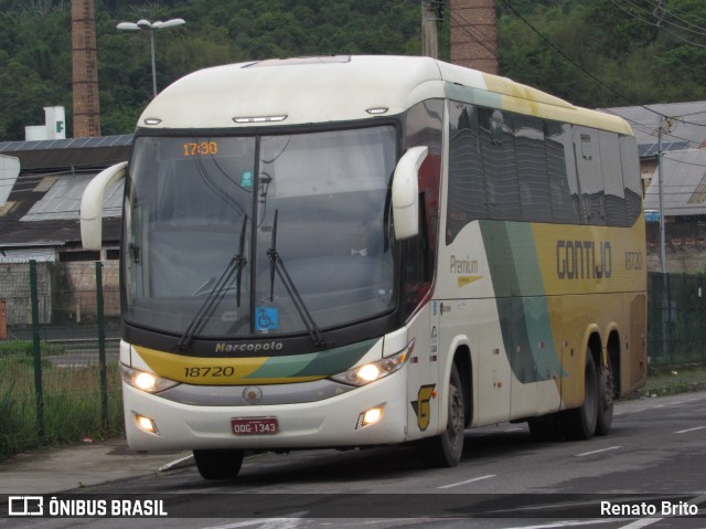 Empresa Gontijo de Transportes 18720 na cidade de Juiz de Fora, Minas Gerais, Brasil, por Renato Brito. ID da foto: 11598699.