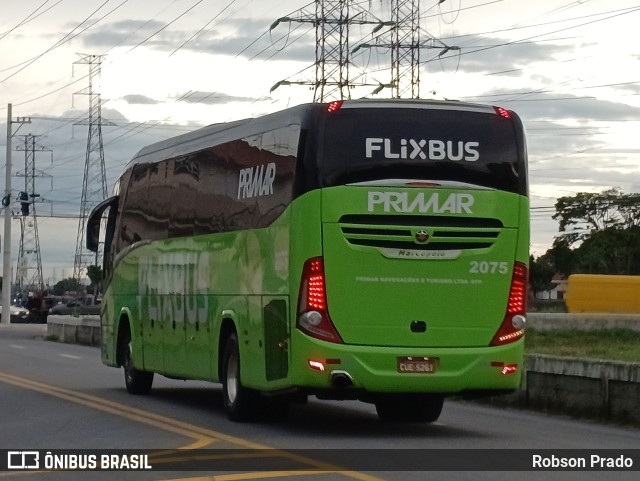 FlixBus Transporte e Tecnologia do Brasil 2075 na cidade de São José dos Campos, São Paulo, Brasil, por Robson Prado. Número da foto: #11599413.
