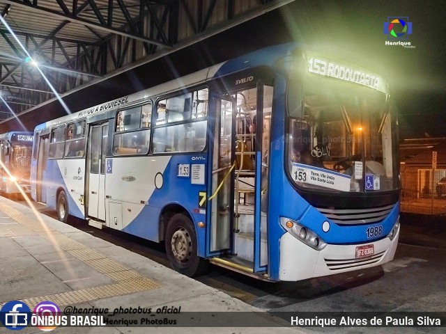 VB Transportes e Turismo 1988 na cidade de Campinas, São Paulo, Brasil, por Henrique Alves de Paula Silva. ID da foto: 11598593.