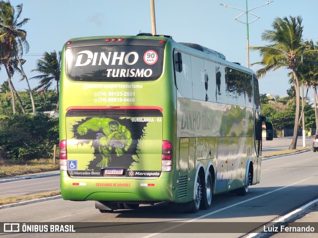 Dinho Turismo 39000 na cidade de Maceió, Alagoas, Brasil, por Luiz Fernando. ID da foto: 11598435.