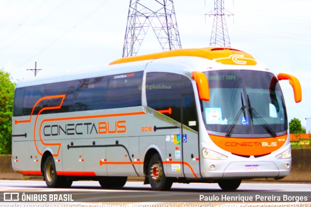 Conecta Bus Fretamentos 2016 na cidade de Roseira, São Paulo, Brasil, por Paulo Henrique Pereira Borges. ID da foto: 11601937.