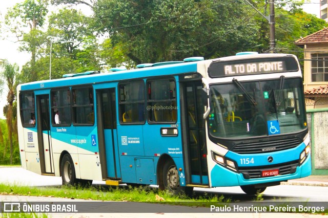 Viação Saens Peña São José dos Campos 1154 na cidade de São José dos Campos, São Paulo, Brasil, por Paulo Henrique Pereira Borges. Número da foto: #11601741.