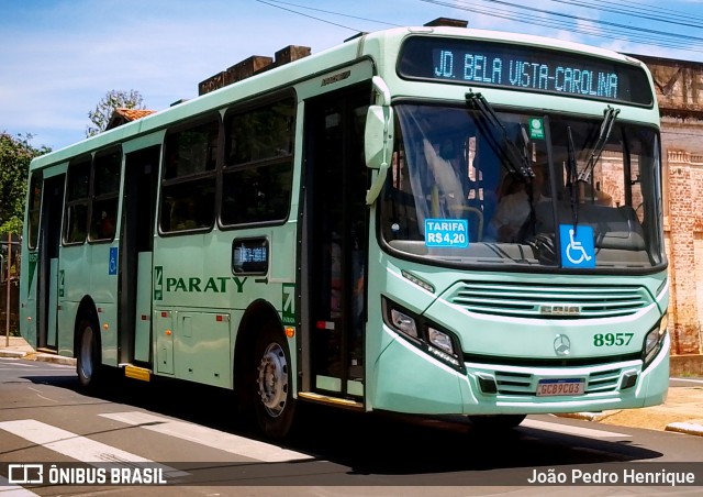 Viação Paraty 8957 na cidade de Jaú, São Paulo, Brasil, por João Pedro Henrique. Número da foto: #11600592.
