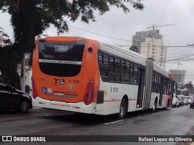 TRANSPPASS - Transporte de Passageiros 8 1939 na cidade de São Paulo, São Paulo, Brasil, por Rafael Lopes de Oliveira. ID da foto: 11600222.