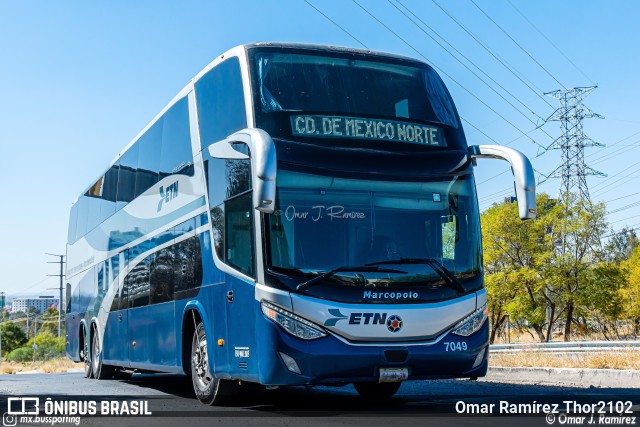 ETN - Enlaces Terrestres Nacionales 7049 na cidade de Querétaro, Querétaro, México, por Omar Ramírez Thor2102. Número da foto: #11600825.