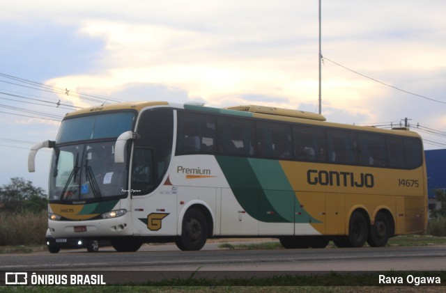 Empresa Gontijo de Transportes 14675 na cidade de Vitória da Conquista, Bahia, Brasil, por Rava Ogawa. ID da foto: 11600601.